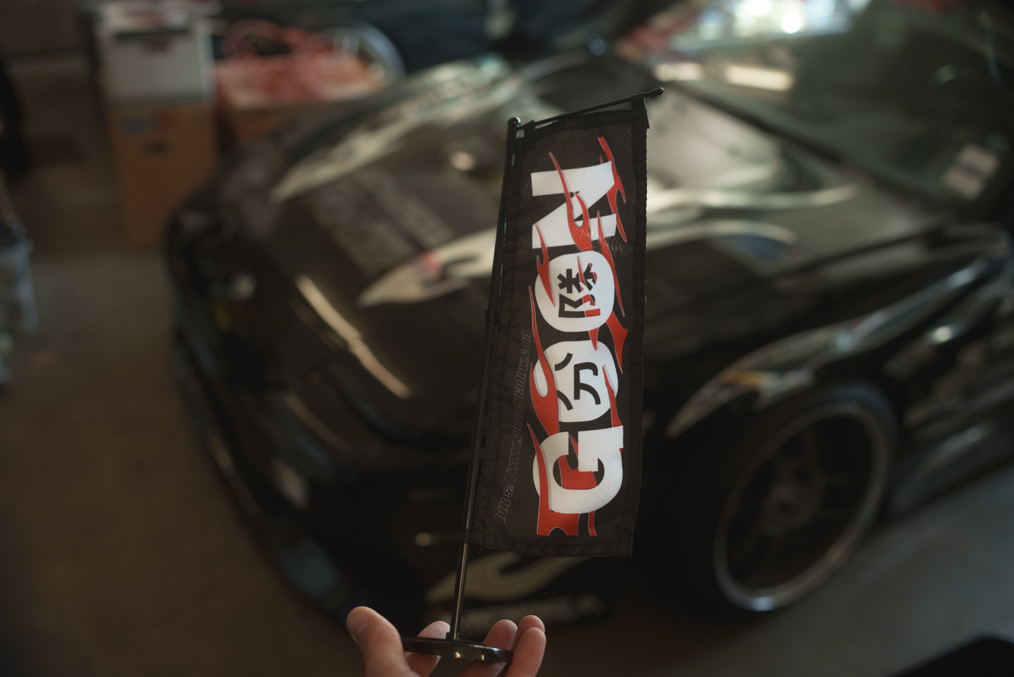 Mini Nobori Flag with Stand